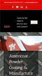 Mobile Screenshot of americoatpowdercoating.com